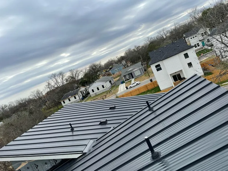 Standing seam metal roof panels with vents for Skylight Repair in Nevada